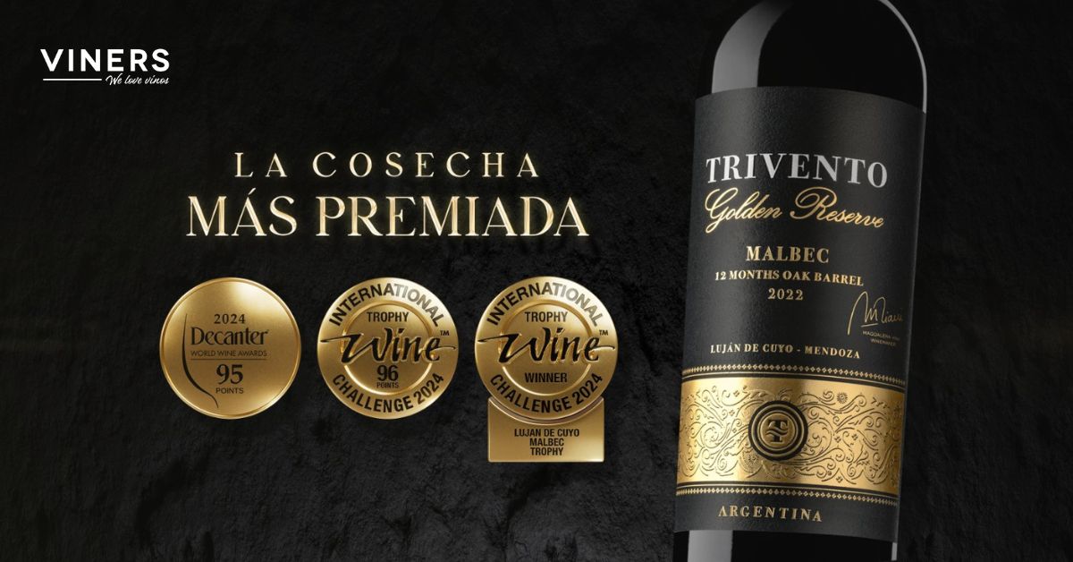 Trivento Golden Reserve Malbec 2022: la cosecha más premiada