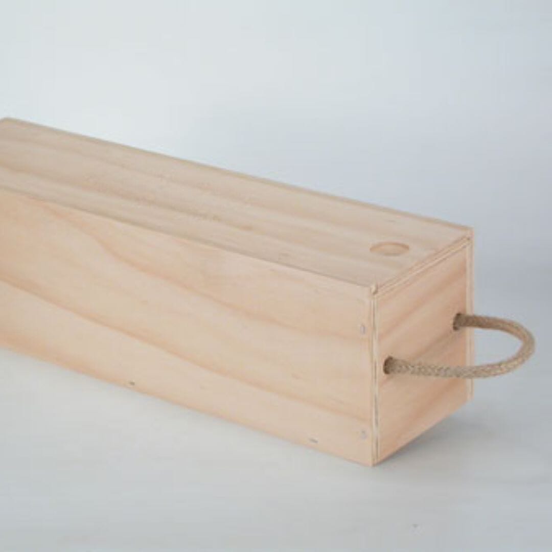 Estuche de Madera Personalizado - 1 Botella Espumante Estuches Viners