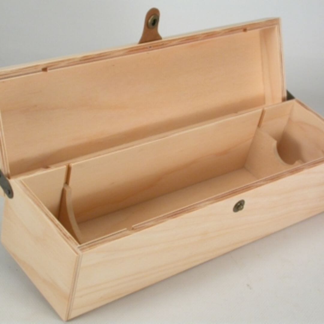 Estuche de Madera Personalizado - 1 Botella Estuches Viners