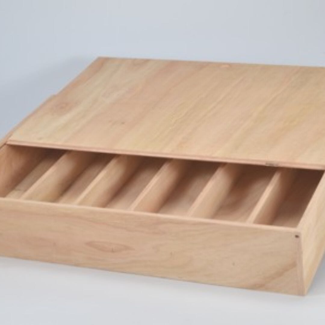 Estuche de Madera Personalizado - 6 Botellas Estuches Viners