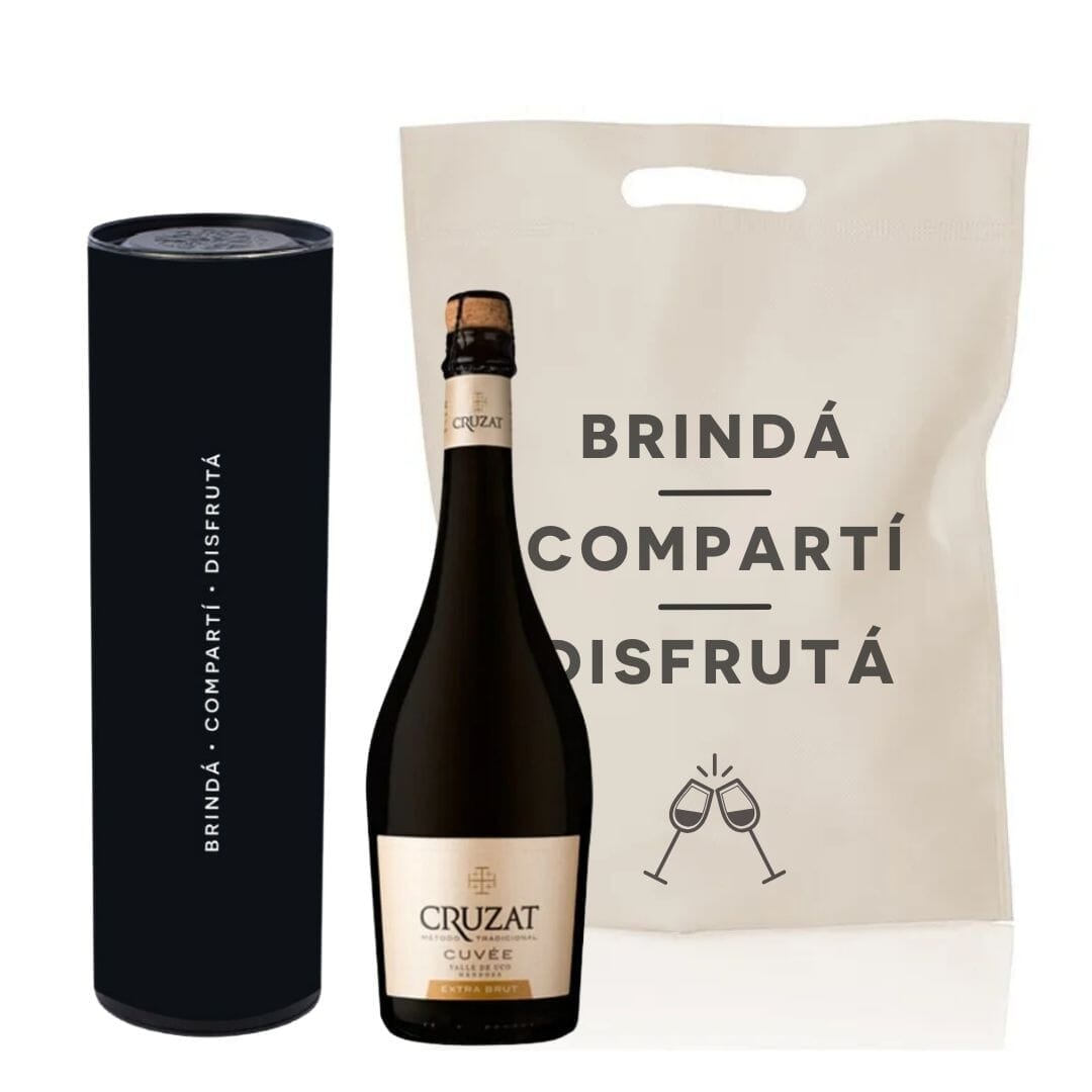 Set Regalo Espumante Cruzat Cuvee Extra Brut Vino Cruzat