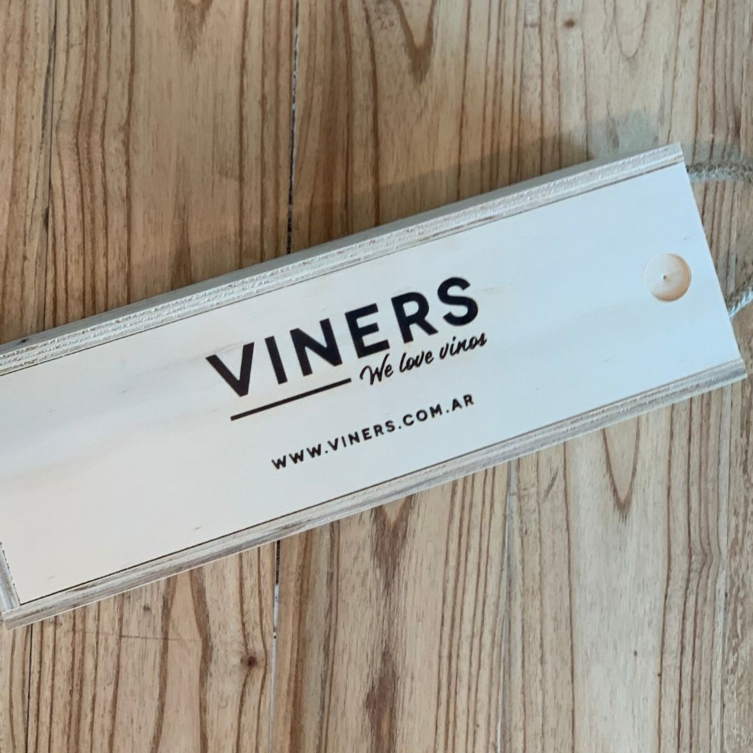 Estuche de Madera para 1 Botella de Espumante Accesorios Viners
