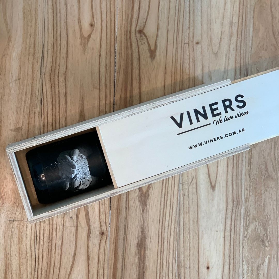 Estuche de Madera para 1 Botella de Espumante Accesorios Viners