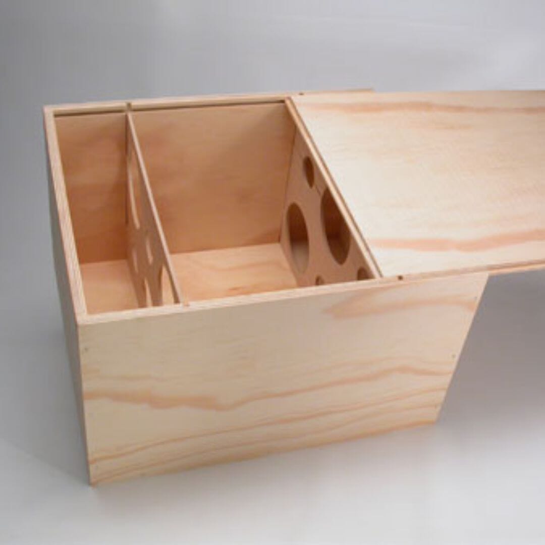 Estuche de Madera Personalizado - 6 Botellas Estuches Viners