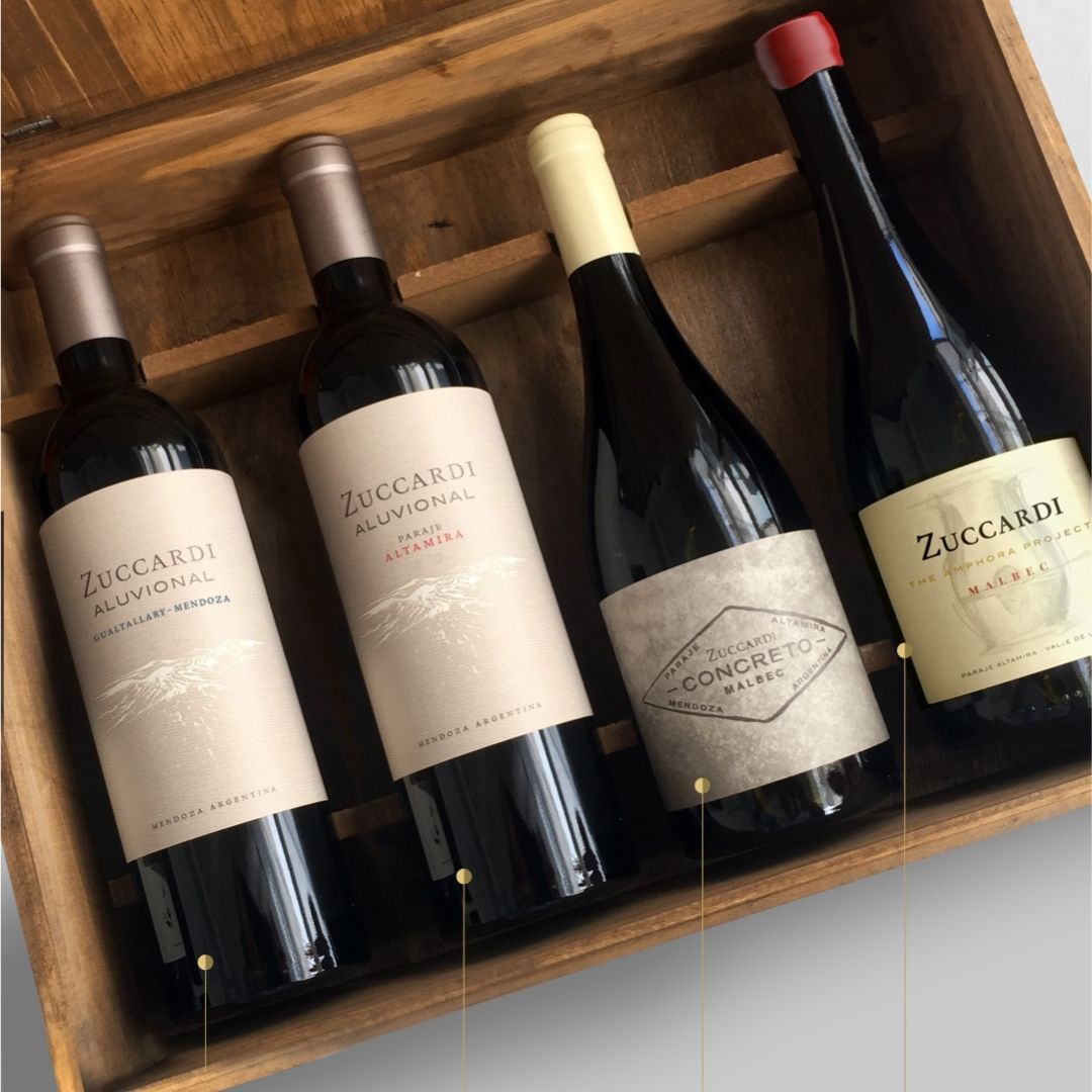 Estuche Los Elegidos de Sebastian Zuccardi Vino Zuccardi Valle de Uco