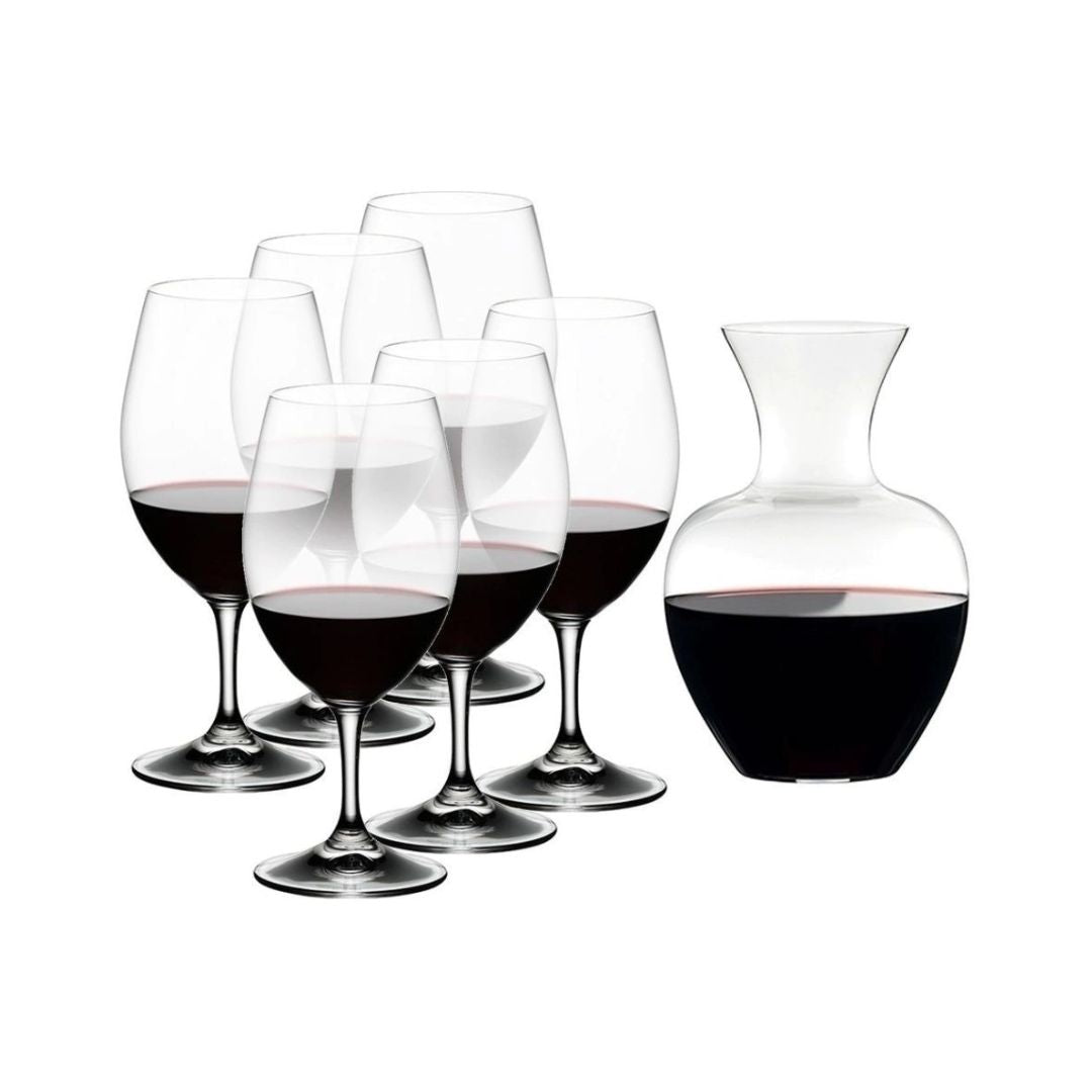Set De Copas Riedel Ouverture X 6 Unid. + Decantador 5408/35